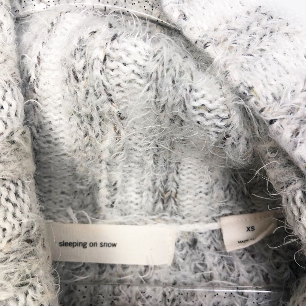 ANTHROPOLOGIE | SLEEPING ON SNOW Shelby Eyelash Sweater Dress Women’s Size XS - Picture 10 of 12